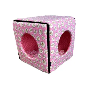 ACE PET Counting Sheeps Pink Non-Fur Cosy Dog Bed