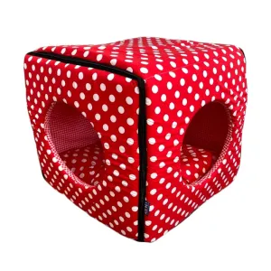 ACE PET Polkadot Non-Fur Cosy Dog Bed