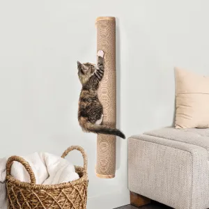 Ascentials by FurHaven Moonbeam Path Cat Scratcher (32”), Wall-Mounted Corrugated Cardboard Climber