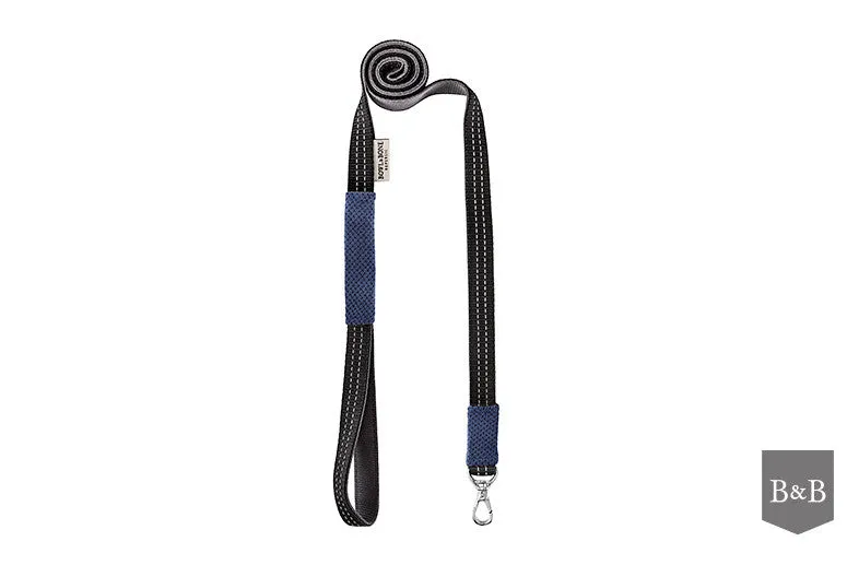 Bowl and Bone Candy Blue Dog Harness And Lead Set