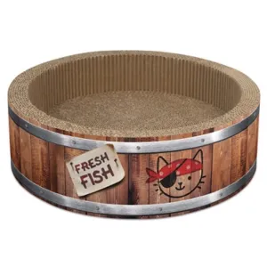 Catit Play Pirates Barrel Cat Scratcher 36cm