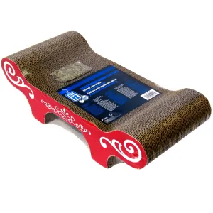 Catit Style Patterned Cat Scratcher with Catnip - Urban - Bench SALE
