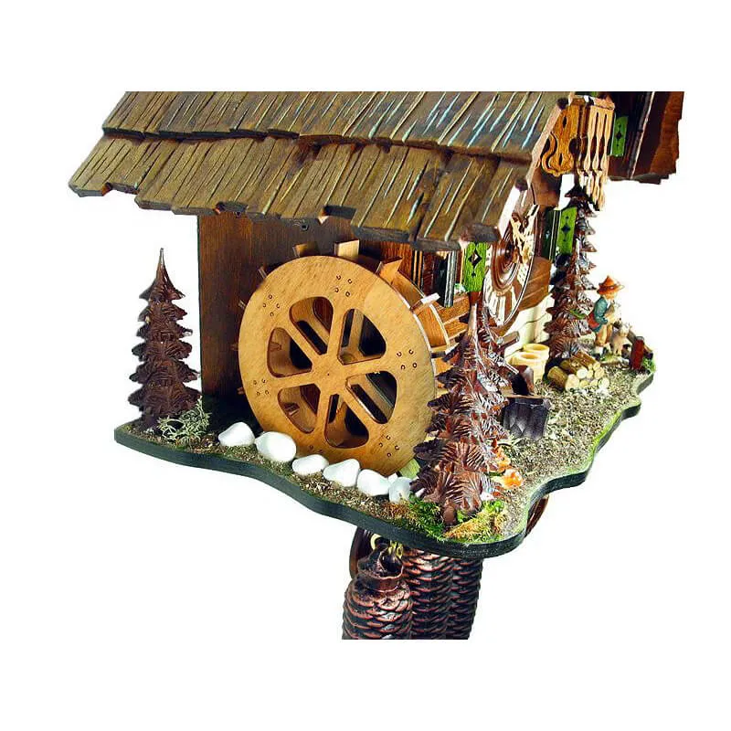Cuckoo Clock - 8-Day Chalet Mill with Child - August Schwer