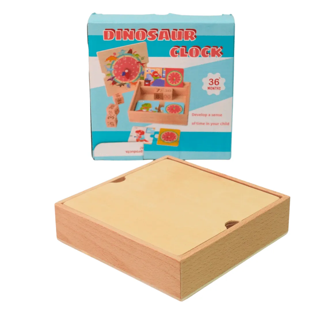 Dino Clock for Kids Age 3