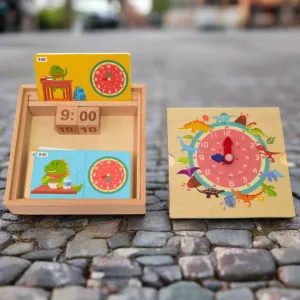 Dino Clock for Kids Age 3