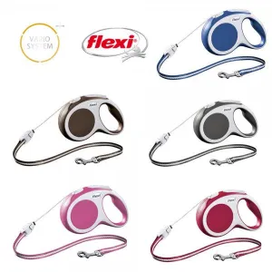 Flexi Vario Cord Leash 5m; Available in a variety of sizes and colours