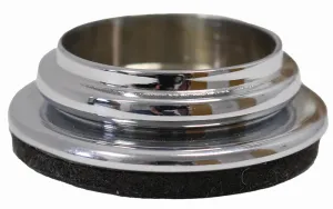 Floor Coasters Polished Chrome Finish