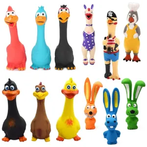 HARKO Durable Squeaky Dog Toy for Puppies - Bite Resistant Chew Toy with Sound