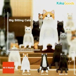 KITAN CLUB Lazy Sitting Cats Gacha