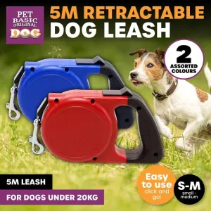 Retractable Dog Leash - 5m