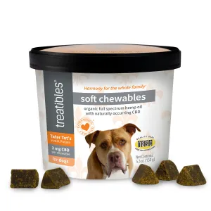 Treatibles® FOR DOGS: 3MG CBD Sweet Potato CBD FULL SPECTRUM Soft Chews