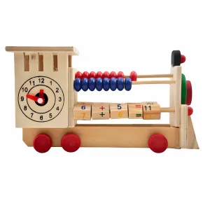 Wooden 4 in one Kids Learning Educational Engine